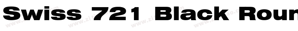 Swiss 721 Black Rounded BT字体转换